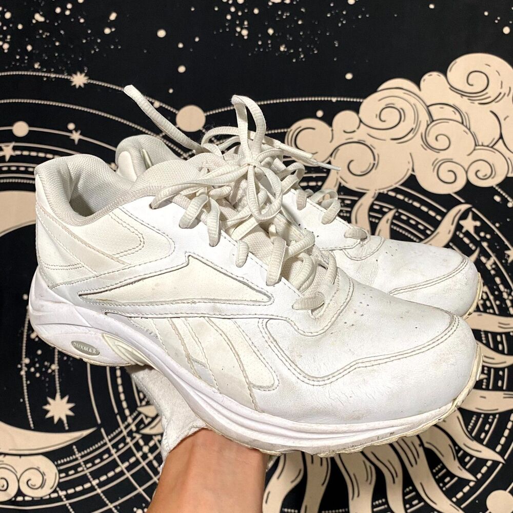 Reebok Walk Ultra 7 DMX Max Athletic Sneaker Women's 9D White Leather Running